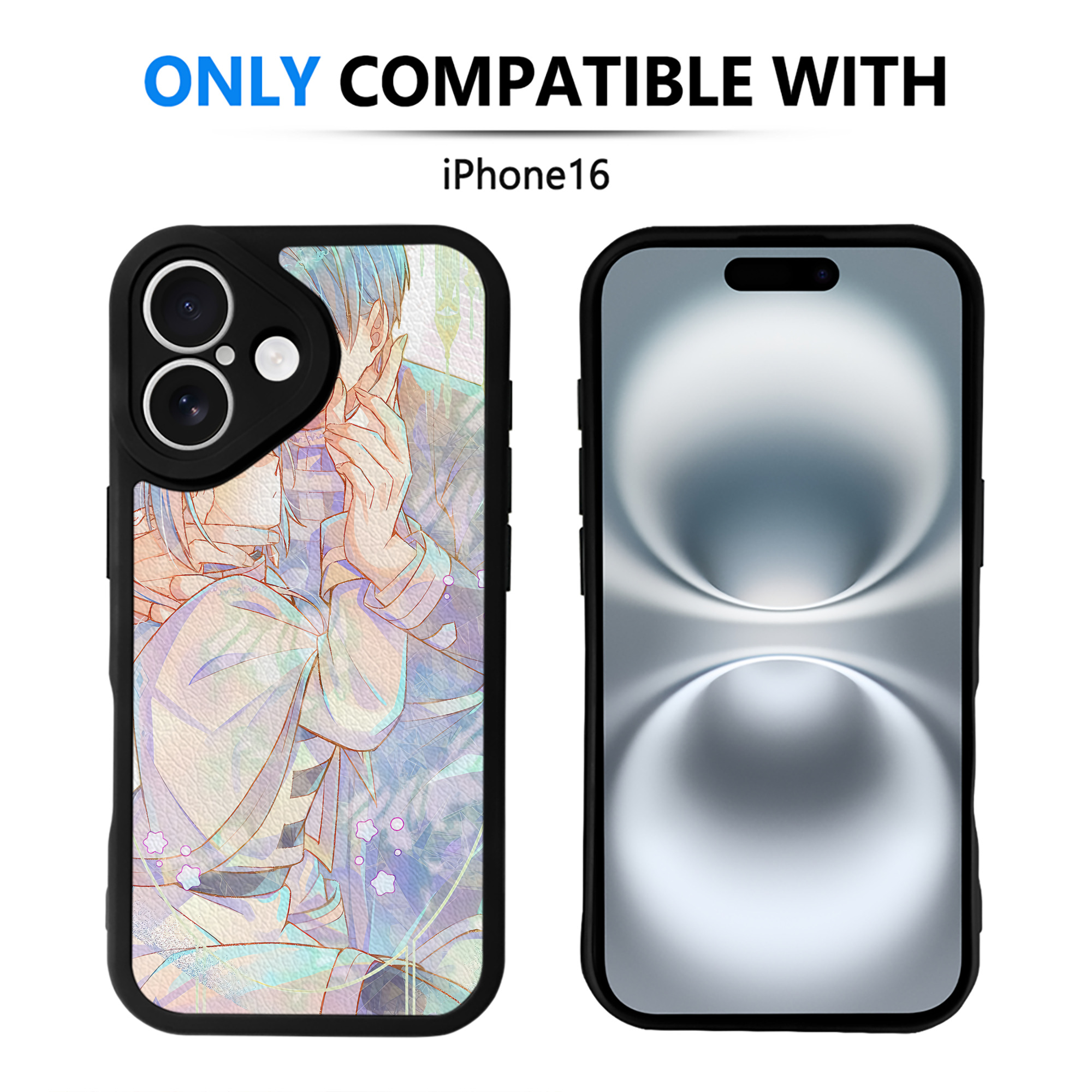 （画像用） 葬送のフリーレン Frieren 【iPhone 16シリーズ対応】シリコンスマホケース（レザー調） 材質：シリコン